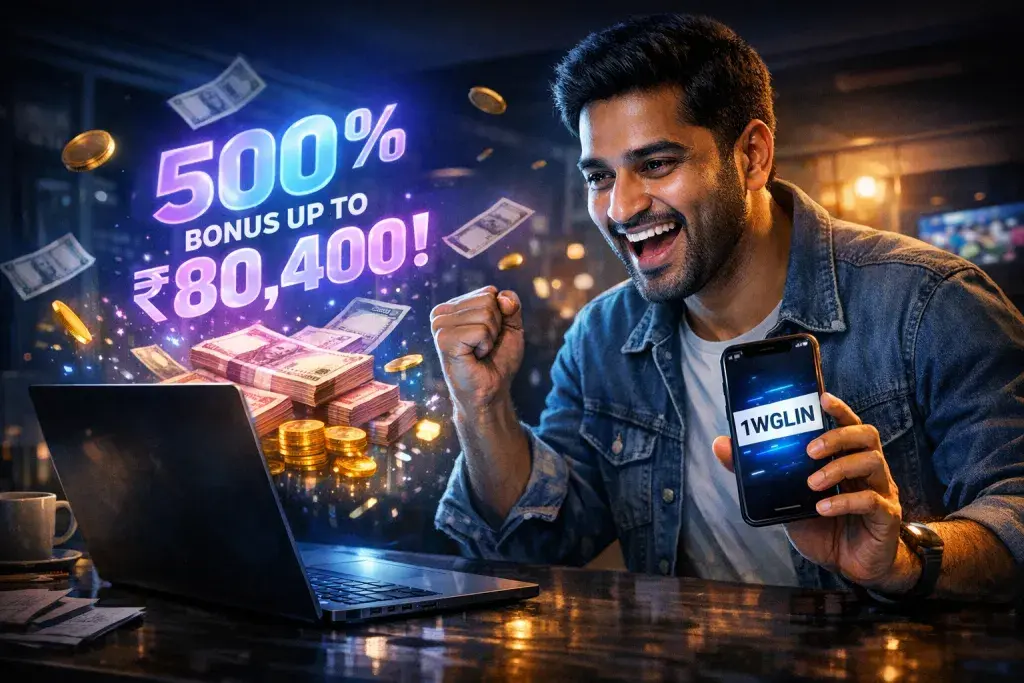 1Win Launches 500% Signup Bonus Up to ₹80,400 for New Users